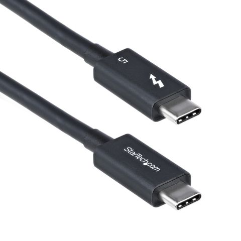 StarTech.com Câble Thunderbolt 5 de 80cm, 80Gbps/Jusqu'à 120Gbps, 240W PD, 8K 60Hz, Câble Thunderbolt Certifié, Compatible avec Thunderbolt 4/USB4/USB-C