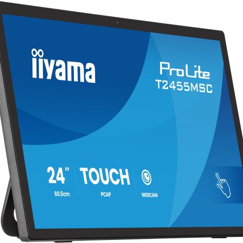 iiyama ProLite T2455MSC-B2 écran plat de PC 60,5 cm (23.8") 1920 x 1080 pixels Full HD Écran tactile