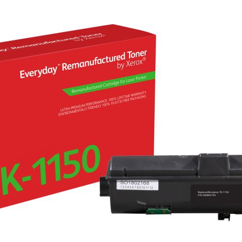 Remanufacturé Everyday Toner remanufacturé Noir Everyday™ de Xerox compatible avec Kyocera TK-1150, Capacité standard