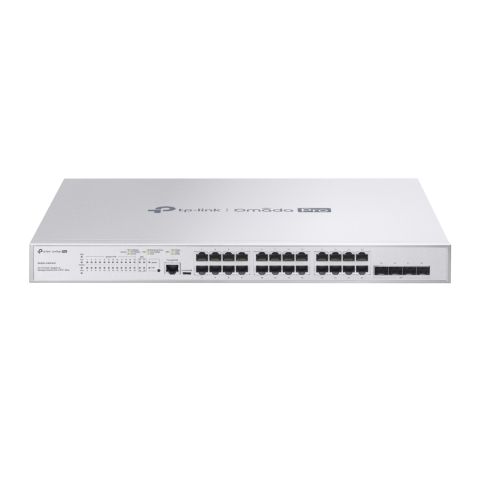 TP-Link Omada Pro S5500-24GP4XF commutateur réseau Géré L2/L2+ Gigabit Ethernet (10/100/1000) Connexion Ethernet, supportant l'alimentation via ce port (PoE) Gris