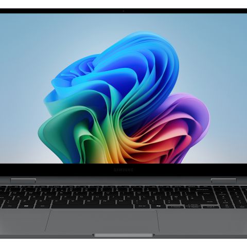 Samsung Galaxy Book5 360 Intel Core Ultra 5 226V Ordinateur portable 39,6 cm (15.6") Écran tactile Full HD 16 Go LPDDR5x-SDRAM 512 Go SSD Wi-Fi 7 (802.11be) Windows 11 Home Gris