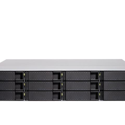 QNAP TS-H1886XU-RP-R2 NAS Rack (3 U) Intel® Xeon® D D-1622 32 Go DDR4 0 To QuTS hero Noir, Gris