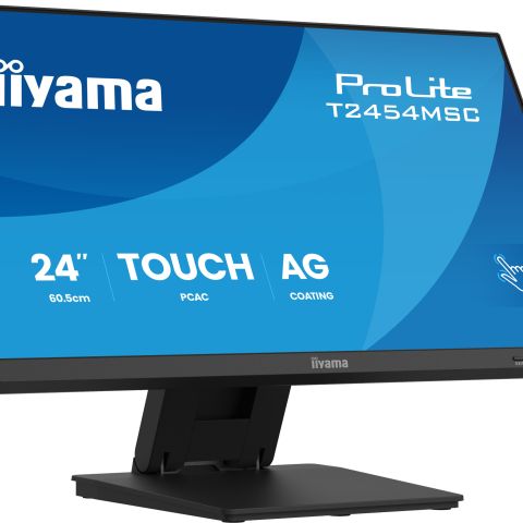 iiyama ProLite T2454MSC-B3AG écran plat de PC 60,5 cm (23.8") 1920 x 1080 pixels Full HD LED Écran tactile Multi-utilisateur Noir