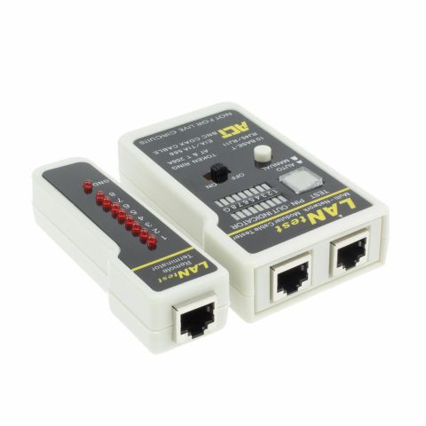 ACT DX240 testeur de câble réseau Testeur de câble UTP/STP Blanc