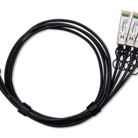 Zyxel DAC100F25-1M-ZZ0101F câble InfiniBand et à fibres optiques QSFP28 4x QSFP28 DAC Noir