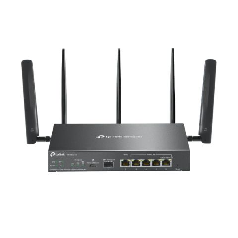 TP-Link Omada ER706W-4G routeur sans fil Gigabit Ethernet Bi-bande (2,4 GHz / 5 GHz) Noir