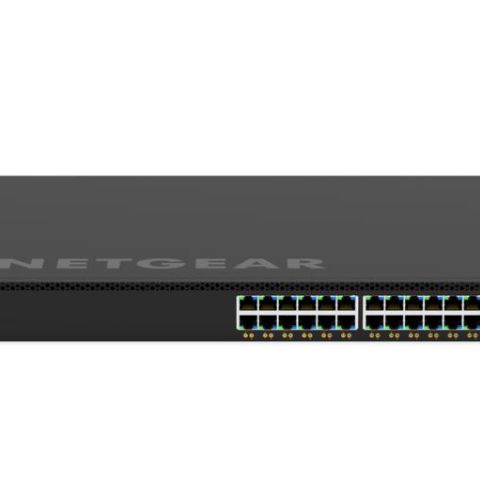 NETGEAR GSM4328-100AJS Géré L3 Gigabit Ethernet (10/100/1000) Connexion Ethernet, supportant l'alimentation via ce port (PoE) 1U Noir