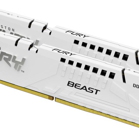 Kingston Technology FURY Beast 64 Go 6400 MT/s DDR5 CL32 DIMM (Kits de 2) White XMP