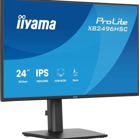 iiyama ProLite XB2496HSC-B1 écran plat de PC 61 cm (24") 1920 x 1080 pixels Full HD Noir