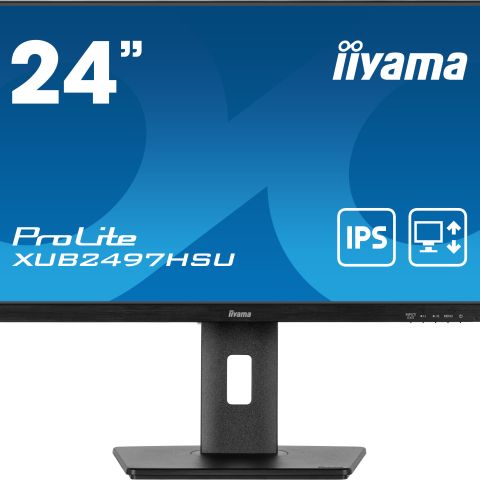 iiyama ProLite XUB2497HSU-B1 écran plat de PC 61 cm (24") 1920 x 1080 pixels 2K Ultra HD LED Noir