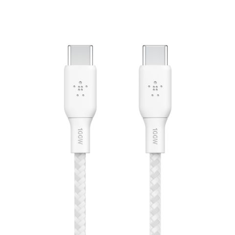 Belkin CAB014bt3MWH câble USB 3 m USB 2.0 USB C Blanc