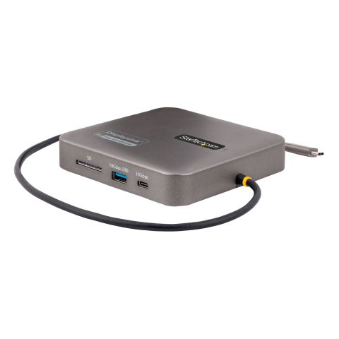 StarTech.com Adaptateur Multiport USB C, Double HDMI - Hub USB 3.1 10 Gbps à 2 Ports, Câble de 30cm, 100W USB PD Passthrough, GbE, SD - Adaptateur USB-C vers HDMI 4k60Hz, Docking Station/Station d'Accueil Portable