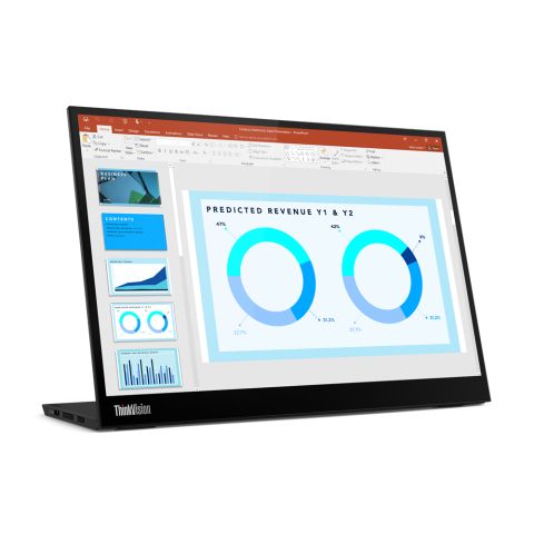 Lenovo ThinkVision M14d 35,6 cm (14") 2240 x 1400 pixels 2.2K LED Noir