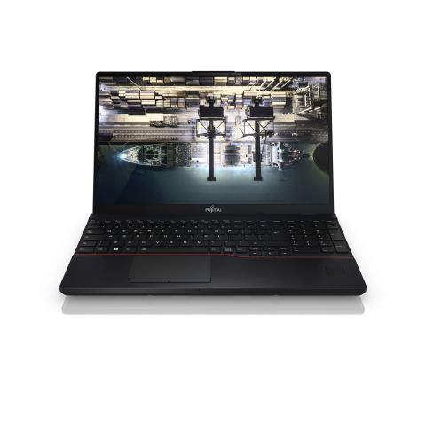 Fujitsu LIFEBOOK E5512 i5-1235U Ordinateur portable 39,6 cm (15.6") Full HD Intel® Core™ i5 16 Go DDR4-SDRAM 512 Go SSD Wi-Fi 6E (802.11ax) Windows 11 Pro Noir