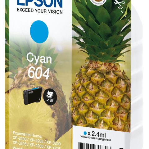 Epson 604 cartouche d'encre 1 pièce(s) Original Rendement standard Cyan