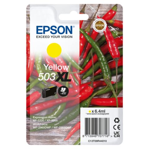 Epson 503XL cartouche d'encre 1 pièce(s) Original Rendement élevé (XL) Jaune