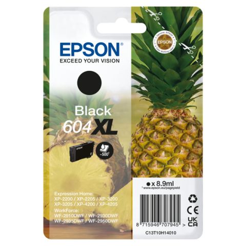 Epson 604XL cartouche d'encre 1 pièce(s) Original Rendement élevé (XL) Noir