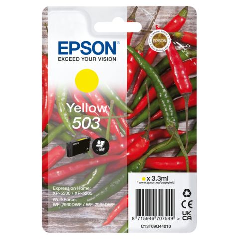 Epson 503 cartouche d'encre 1 pièce(s) Original Rendement standard Jaune