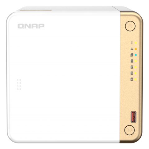 QNAP TS-462-4G serveur de stockage NAS Tower Ethernet/LAN Blanc N4505