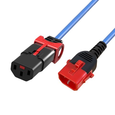 ACT AK5517 câble électrique Bleu 1 m Coupleur C13 Coupleur C14
