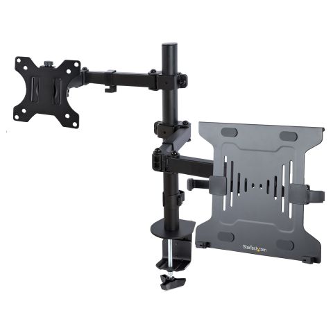 StarTech.com A2-LAPTOP-DESK-MOUNT support d'écran plat pour bureau 86,4 cm (34") Pince Noir