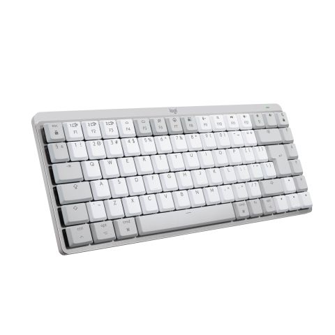 Logitech MX Mini Mechanical for Mac clavier Bluetooth QWERTY US International Gris, Blanc