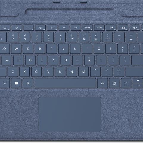 Microsoft Surface Pro Keyboard Bleu Microsoft Cover port AZERTY Belge