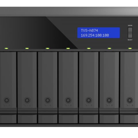 QNAP TVS-h874 NAS Tower Ethernet/LAN Noir i5-12400