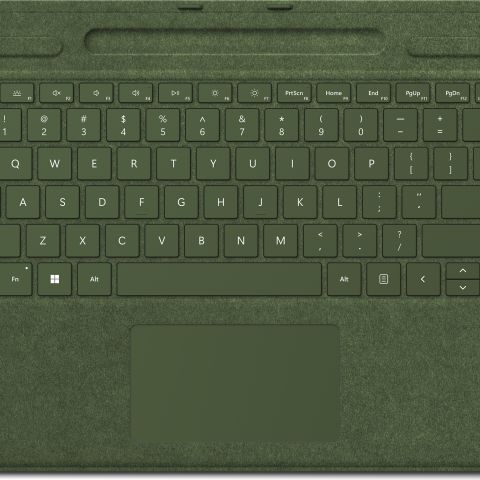 Microsoft Surface Pro Keyboard Vert Microsoft Cover port AZERTY Belge