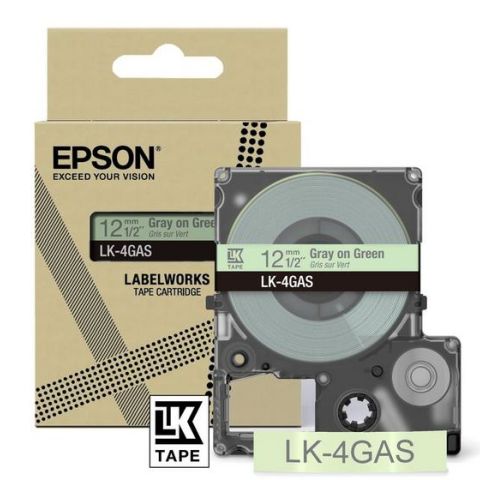 Epson LK-4GAS Gris, Vert clair