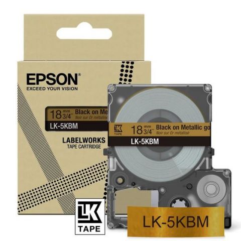 Epson LK-5KBM Noir, Or