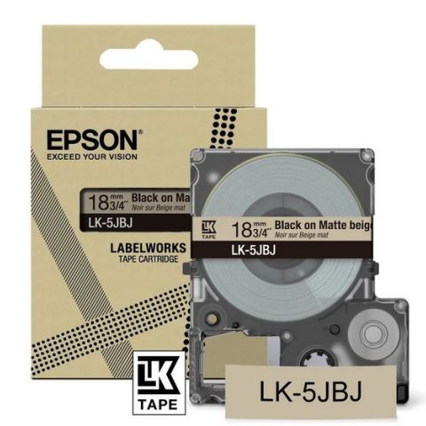 Epson LK-5JBJ Beige, Noir