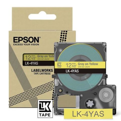 Epson LK-4YAS Gris, Jaune