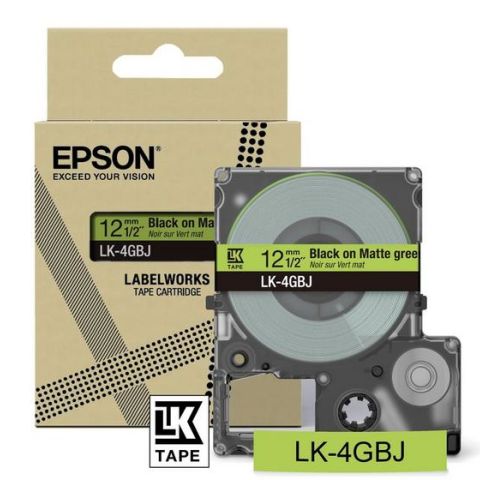Epson LK-4GBJ Noir, Vert
