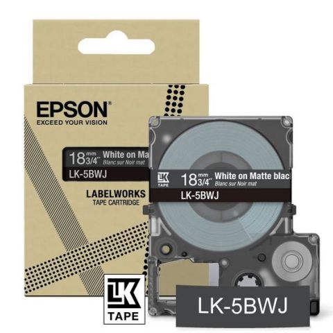 Epson LK-5BWJ Noir, Blanc