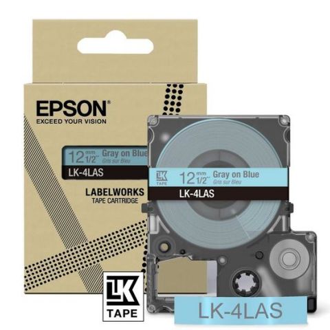 Epson LK-4LAS Gris, Bleu clair