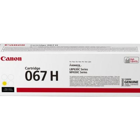 Canon 067H Cartouche de toner 1 pièce(s) Original Jaune