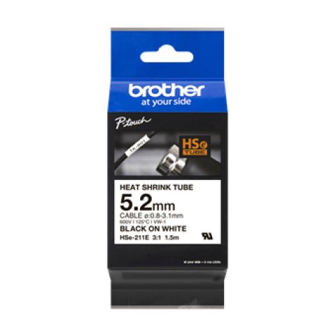 Brother HSE211E ruban d'impression Noir