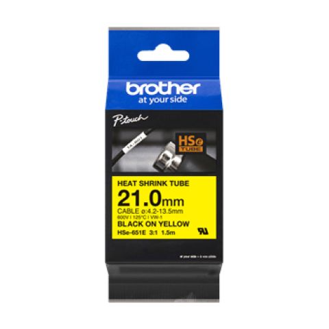 Brother HSE651E ruban d'impression Noir