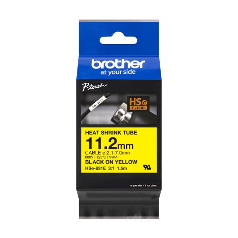 Brother HSe-631E ruban d'impression Noir