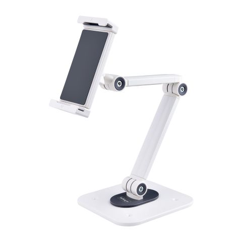 StarTech.com ADJ-TABLET-STAND-W chariot et support multimédia Blanc Tablette