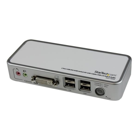 StarTech.com Switch KVM USB DVI a 2 ports avec cables