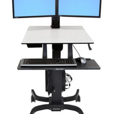 Ergotron WorkFit-C Dual Sit-Stand Workstation