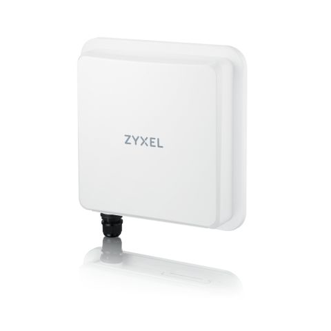 Zyxel FWA710 routeur sans fil Multi-Gigabit Ethernet Bi-bande (2,4 GHz / 5 GHz) 5G Blanc