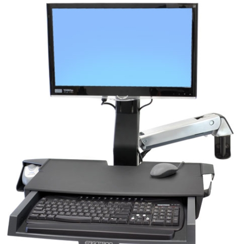 Ergotron Sit-Stand Combo Arm with Worksurface