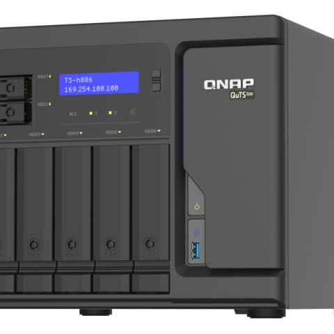 QNAP TS-h886 NAS Tower Ethernet/LAN Noir D-1602