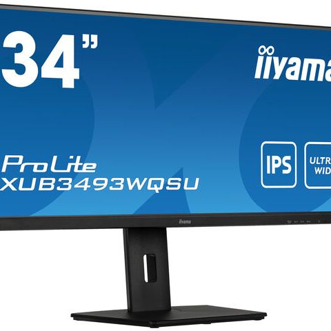 iiyama ProLite XUB3493WQSU-B5 écran plat de PC 86,4 cm (34") 3440 x 1440 pixels UltraWide Quad HD LED Noir