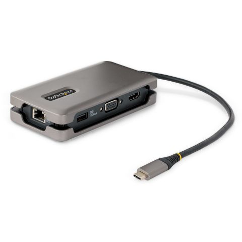 StarTech.com DKT31CVHPD3 station d'accueil Avec fil USB 3.2 Gen 2 (3.1 Gen 2) Type-C Gris