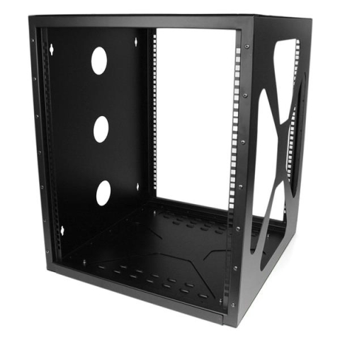 12U 19in Wall Mount Side Mount Open Rack