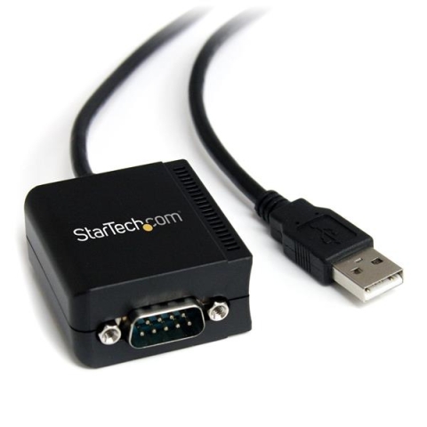 StarTech.com Câble adaptateur FTDI USB vers série RS232 1 port avec isolation optique